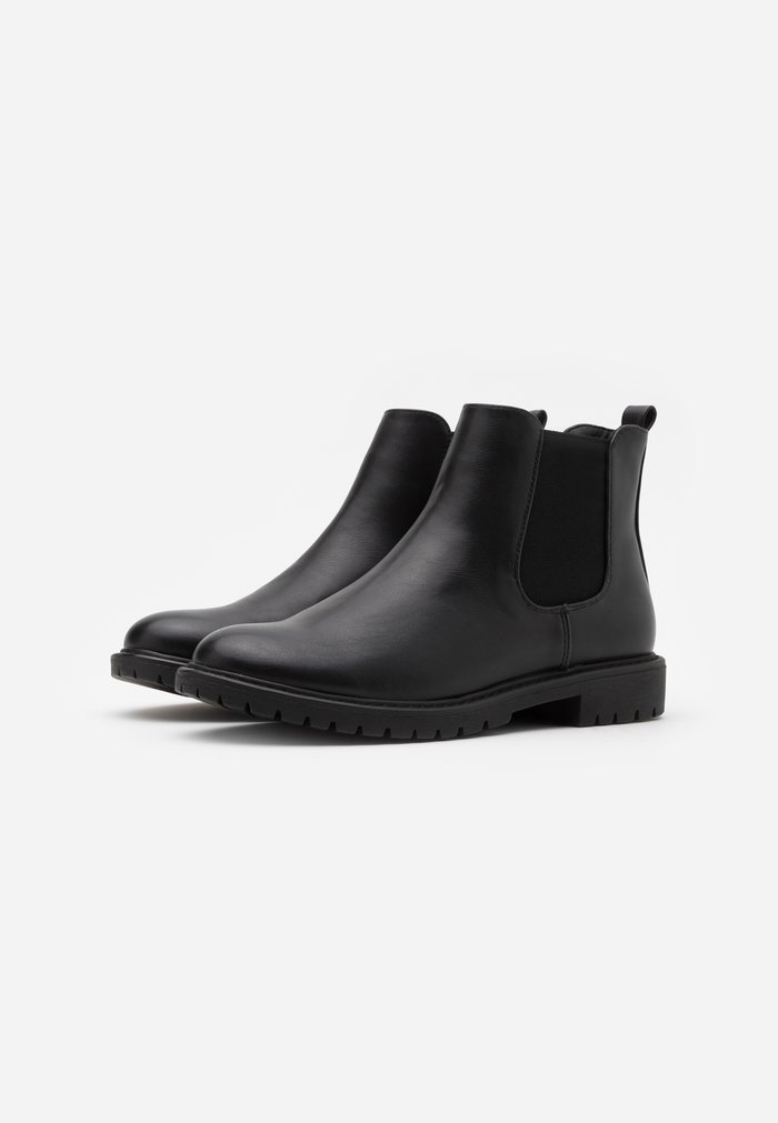 Bottines Anna Field Plates Slip on Noir Femme | RAJ-6412171